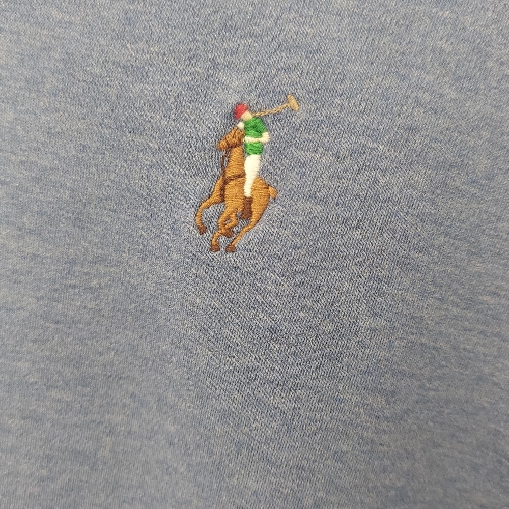 Polo Ralph Lauren Blue Polo Shirt L - Picture 4 of 5